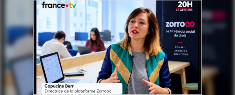Capucine Berr, fondatrice de Zorrooo, dans le 20H de France 2 consacré aux vendeurs arnaqués sur Vinted et Leboncoin